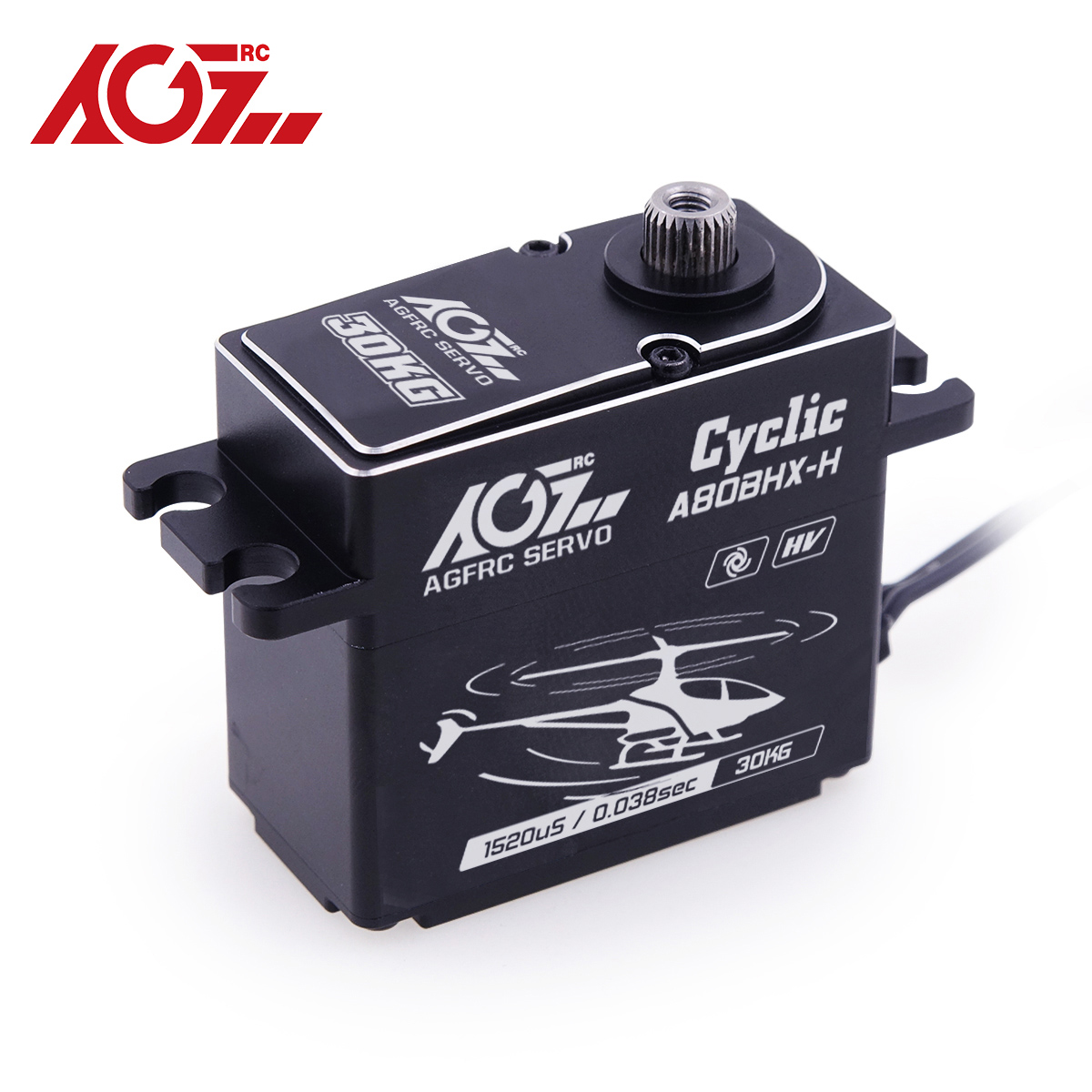 6S Lipo Battery 22.2V 5000Mah - AGFRC A80BHX-H 25T الألومنيوم الحال 30