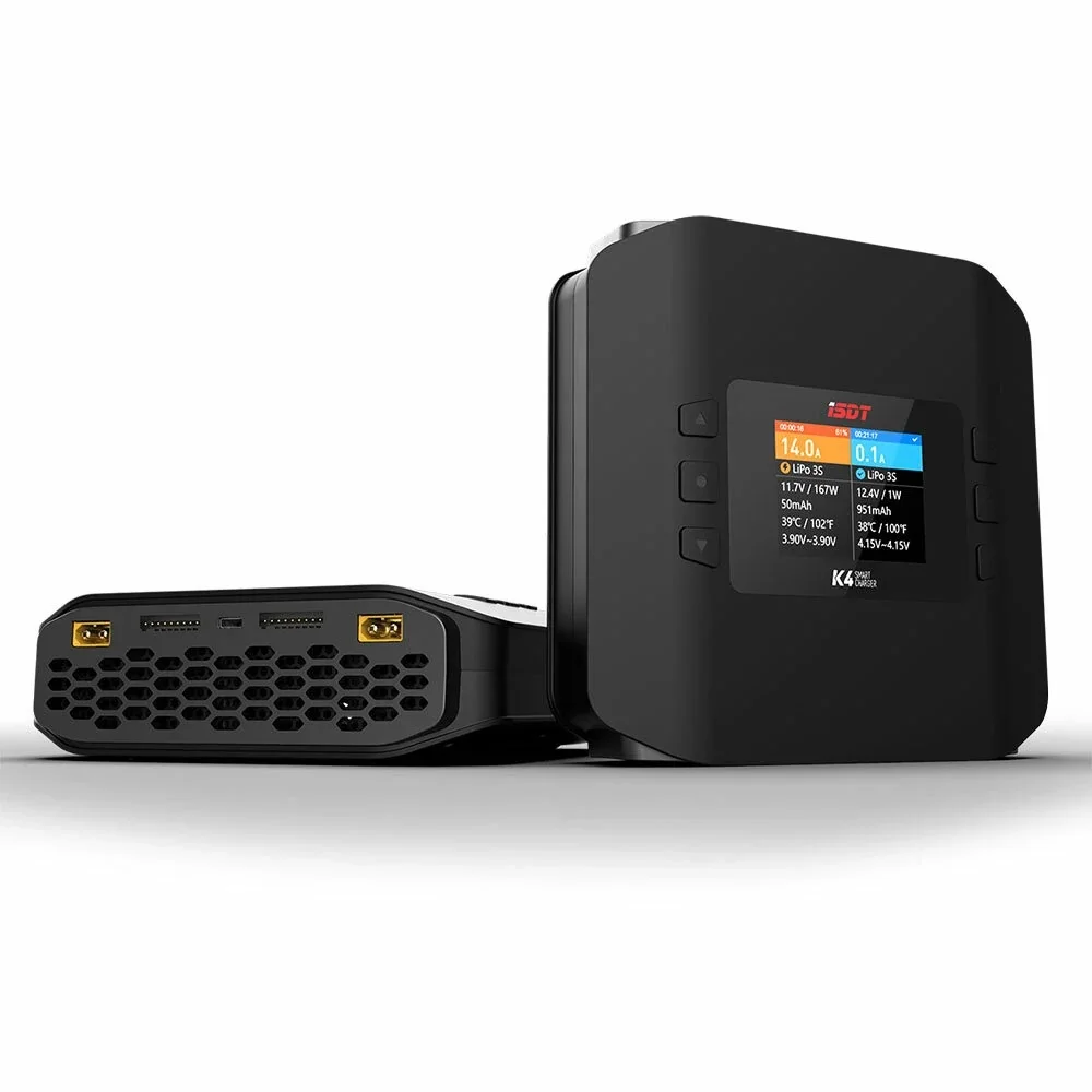 Isdt K4 Dual Lipo Charger - شاحن ذكي متعدد الأوضاع ISDT K4،