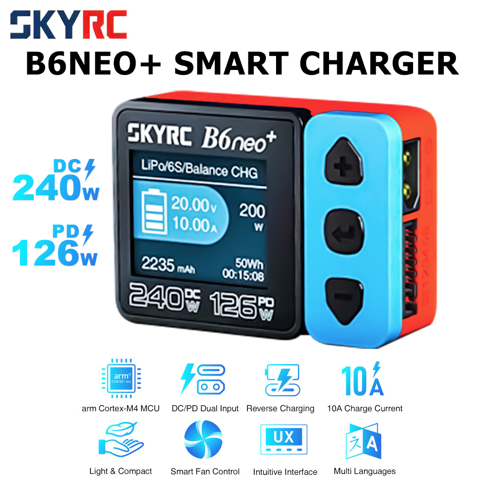 شاحن SkyRC B6 Neo الذكي، تيار  - مراجعة Skyrc B6 Neo Smart Charger وسعره