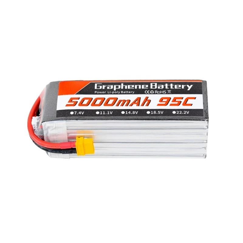 بطارية ليثيوم بوليمر 6S 22.2 ف - مراجعة 6S Lipo Battery 22.2V 5000Mah وسعره