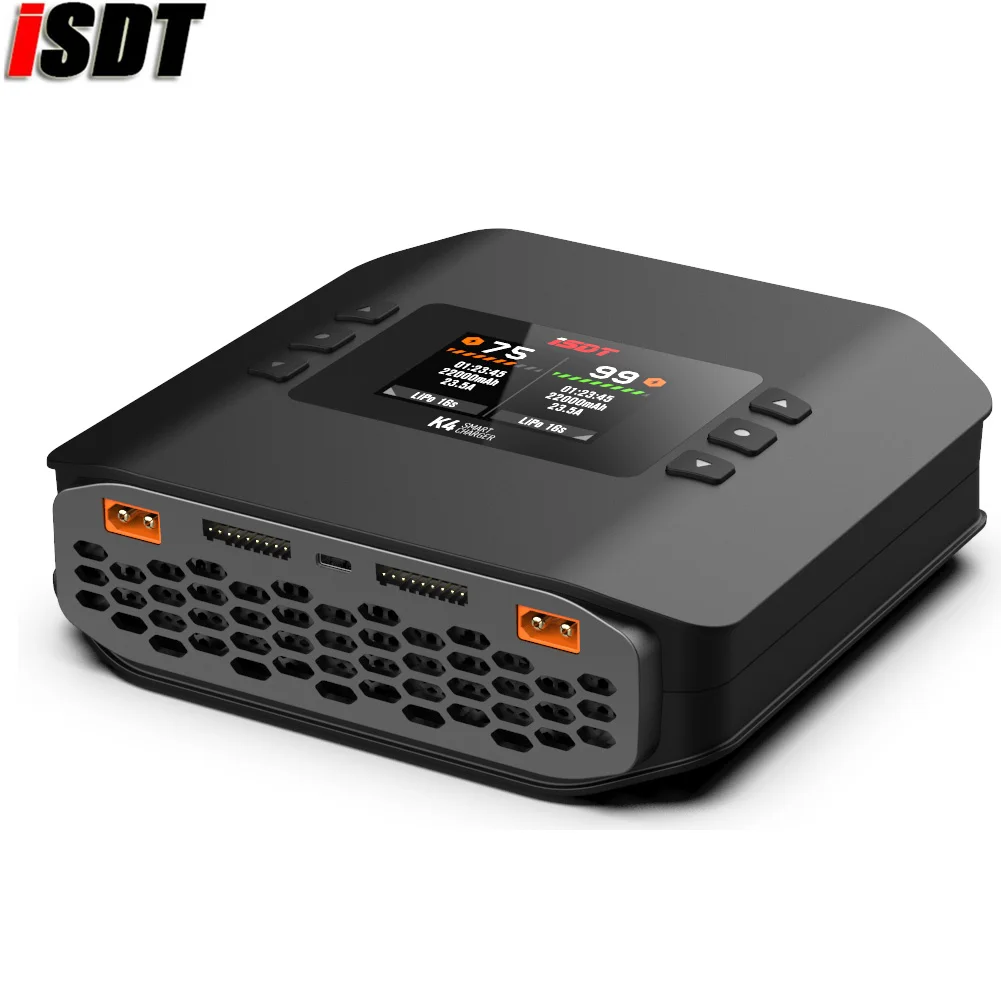 شاحن بطاريات مزدوج ISDT K4 بقد - مراجعة Isdt K4 Dual Lipo Charger وسعره