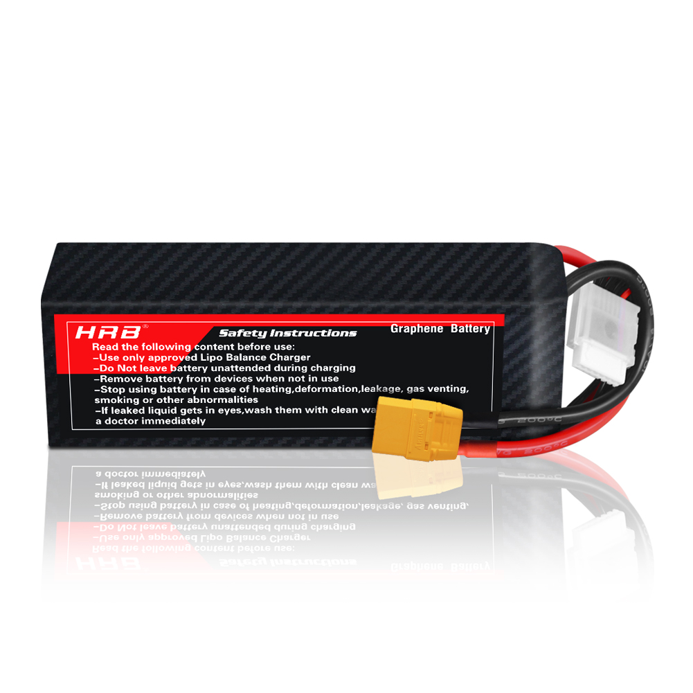 1 قطعة HRB 22.2 فولت بطارية ال - مراجعة 6S Lipo Battery 22.2V 5000Mah وسعره